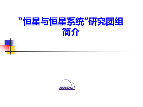 星系-恒星与恒星系统研究团组
