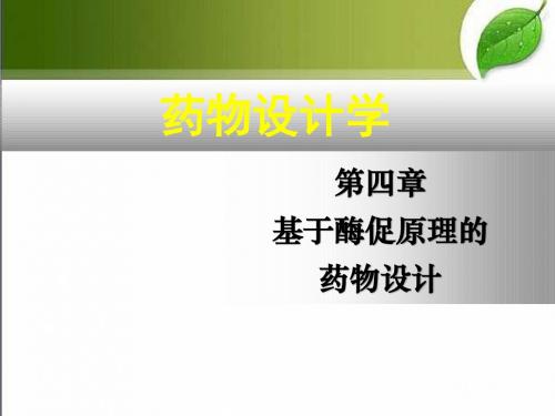 基于酶促原理的药物设计 PPT课件