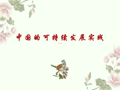 人教版高中地理必修二第六章第二节《中国可持续发展的实践》课件(共29张PPT)