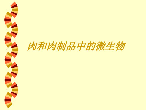 肉类产品中的微生物