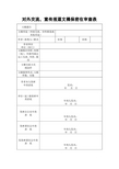 对外交流保密审查表