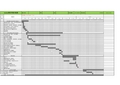 项目开发进度计划表【excel表格模板】