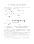 高中生物生态系统好题集锦