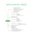 《消防安全技术综合能力》思维导图