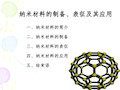 纳米材料的制备表征及其应用(课堂PPT)