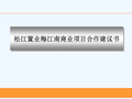 商业项目合作建议书