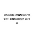 山西省晋城沁水县牧业总产值情况3年数据洞察报告2020版