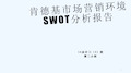 肯德基市场营销环境swot分析报告 PPT