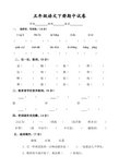 2013-2014年语文S版五年级语文下册期中试卷