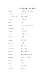 2019外研版高一英语必修一unit5单词表