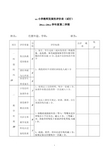 xx小学教师发展性评价表