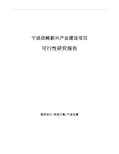 宁波战略新兴产业建设项目可行性研究报告