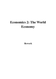 HND_Economics_2_The_World_Economy世界经济学报告