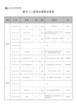 新员工入职培训课程安排表