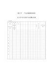 产品质量管理报表表格 格式