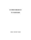 武汉智能交通设施项目可行性研究报告