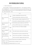 初中英语定语从句用法