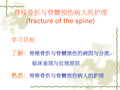 脊柱骨折与脊髓损伤病人的护理ppt课件