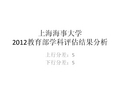 五分分差内-上海海事大学2012年教育部学科评估结果分析