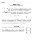 IPhO2014-第45届国际物理奥林匹克竞赛理论试题与解答