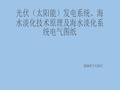 光伏(太阳能)发电系统、海水淡化技术原理及海水淡化系统电气图纸共22页