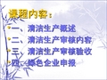 清洁生产绿色企业 PPT