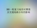 XX一轮复习地形对聚落及交通线路分布的影响