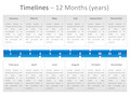 全年12月份时间轴PPT模板