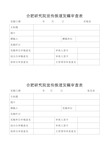 合肥研究院宣传报道发稿审查表