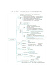 (精品最新)经济基础知识最强思维导图