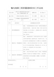 输电线路工程质量通病防治工作总结