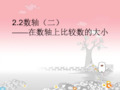《在数轴上比较数的大小》课件