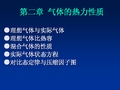 工程热力学第二章气体的热力性质..