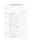 初中数学新课程课堂教学评价表