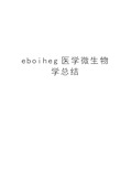 最新eboiheg医学微生物学总结汇总