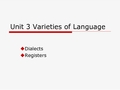 英语文体学教程Unit 3