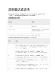 正则表达式语法及常用规则