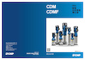 南方泵业CDM CDMF 50HZ轻型立式多级离心泵样本