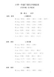 小学一年级下册生字表组词