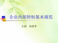 企业内部控制基本规范 (ppt 65页).ppt