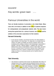 famous  universities 世界著名大学