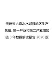 贵州省六盘水水城县地区生产总值、第一产业和第二产业增加值3年数据解读报告2020版