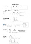 初中物理公式汇总一览表