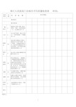 门诊病历书写质量检查表