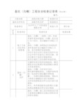 基坑工程安全检查记录表