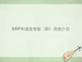 ERP和商务智能(BI)详细介绍