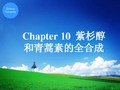 有机合成课件——Chapter 10 紫杉醇和青蒿素的全合成