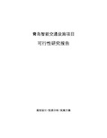 青岛智能交通设施项目可行性研究报告