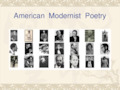 南京师范大学美国文学选读课件13.American Modernist Poetry课件