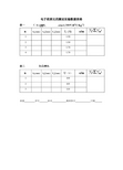 电子荷质比的测定数据记录表格